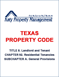 texas code property tenant landlord title subchapter chapter